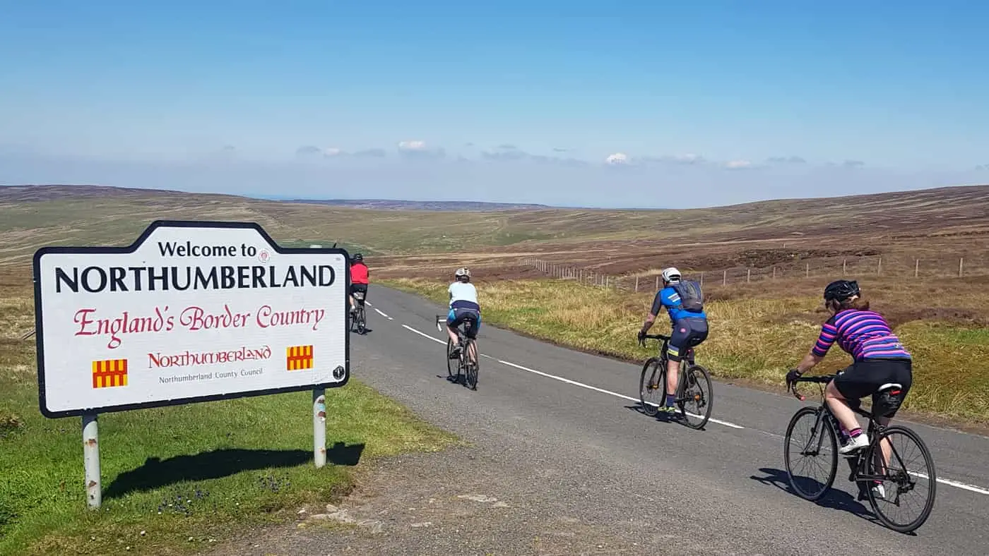 Road Cyclist on the C2C route